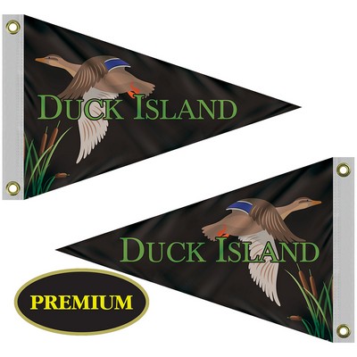 16" x 24" Double Sided Knit Polyester Pennant