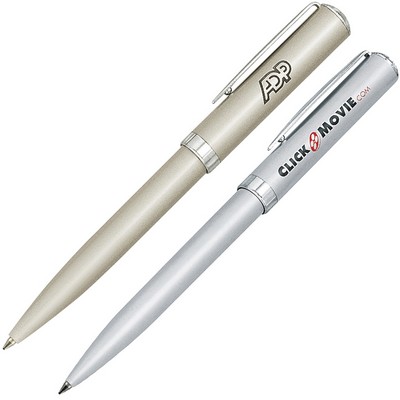 Solid Brass Twist Action Ballpoint Pen w/ Matte Finish