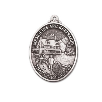 Stock Design Pewter Ornaments - Mini Size