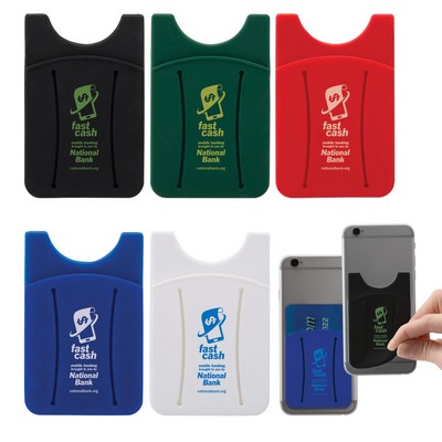 Finger Grip Cell Phone Card Holder