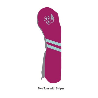 Fairway Size Two Tone with Stripes Headcover
