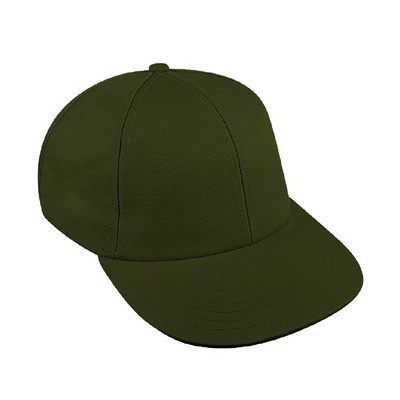 Solid Color Denim Hook & Loop Lowstyle Hat