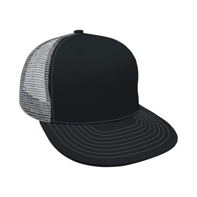 Split Brushed/Mesh Back Snapback Prostyle Hat