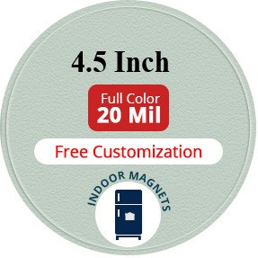 Magnets - 4.5" Diameter Circle - 20 mil - 4 Color Process