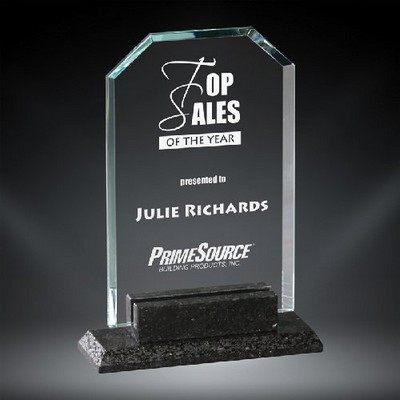 Camden Glass Award, 8"H