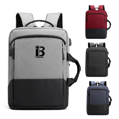 Large Capacity Handheld Canvas Backpack