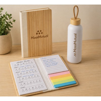 Eco-Friendly Corporate Gift Set with Bottle & Journal