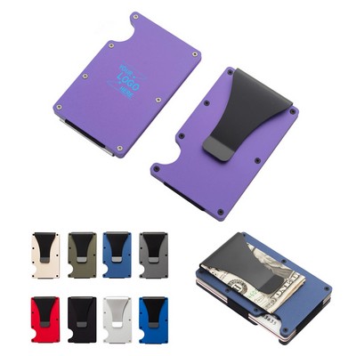 Adult Automatic Aluminum Credit Card Holder