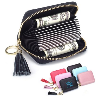 Adult RFID Blocking Leather Credit Card Wallet