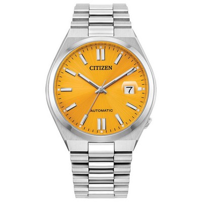 Citizen® Tsuyosa Men's Automatic Watch w/Yellow Dial
