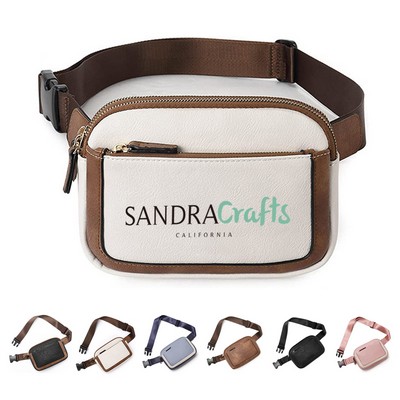 Women's Vegetarian Leather Fanny Pack