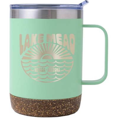Saratoga Cork Bottom Brite Mug 12 Oz