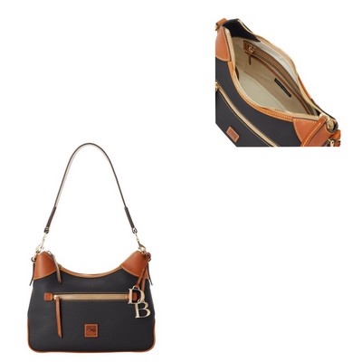 Dooney & Bourke Black Pebble Grain Hobo Bag