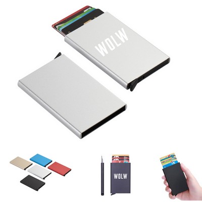 Pop Up RFID Blocking Slim Card Holder