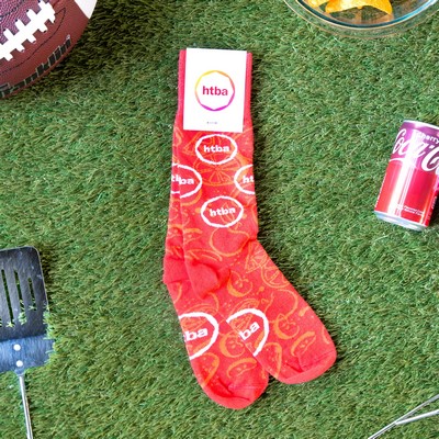 Mid Calf Super Bowl Socks - Cheer on Your Team in Comfort - American Made