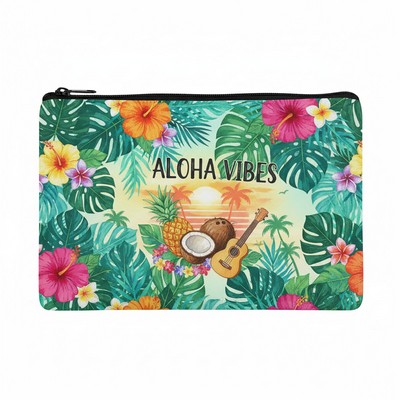 Full Color Canvas Zippered Pouch