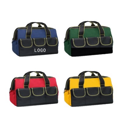 Canvas Tool Bag With 3 Pockets