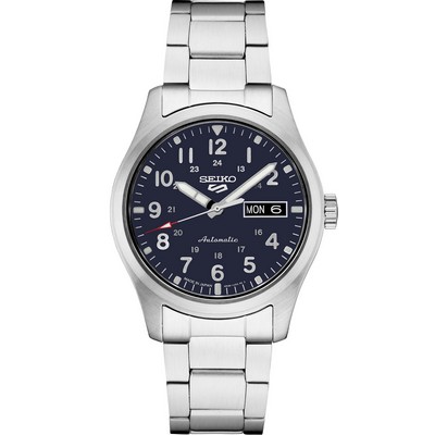Seiko Watch Mens 5 Sports Ss Blue Dial