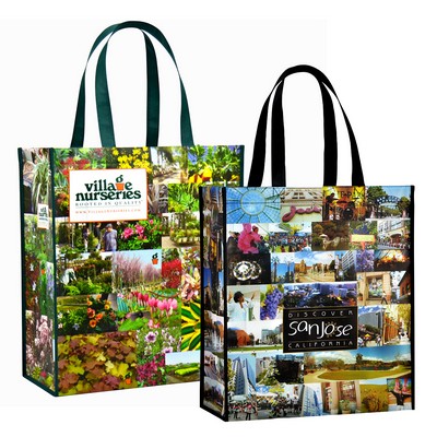 120g Laminated Non-Woven PP Custom Tote Bag (14"x16"x8")