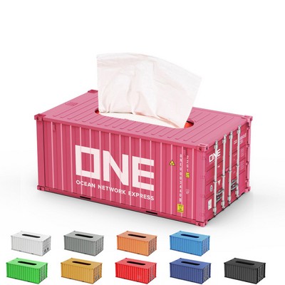 Creative Shipping Container Tissue Box