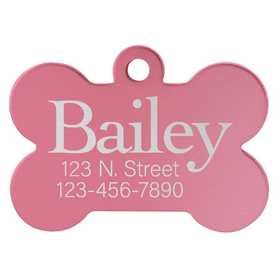 Anodized Aluminum Pet Tag