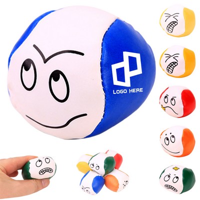 Cartoon Pu Stress Relief Toss Sandbag Ball