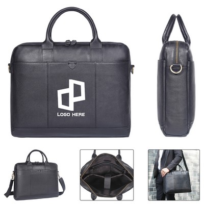 Leather Laptop Bag Briefcase