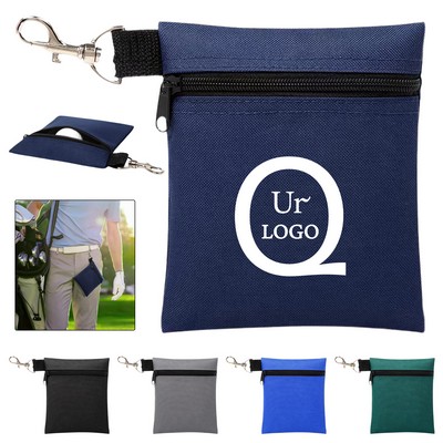 Nylon Golf Accessory Hanging Pouch