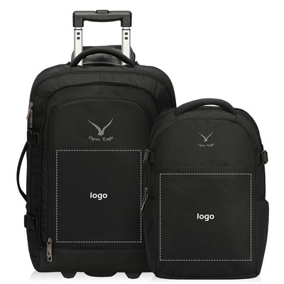 Hynes Eagle Expedition 63L 2-in-1 Rolling Backpack