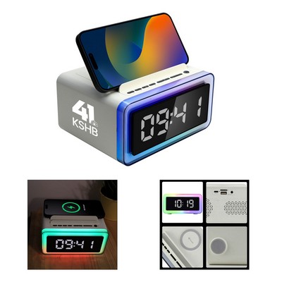 Multifunctional Wireless Charger Bluetooth Speaker