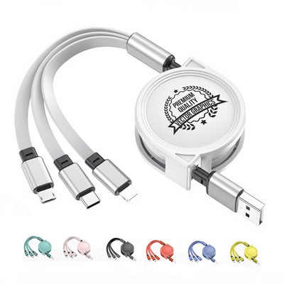 Retractable 3-in-1 Charging Cables