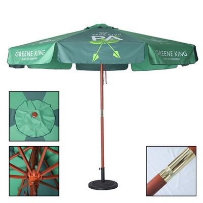 8 Panel Aluminum Market Promo Umbrella