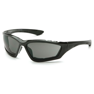 Accurist Safety Glasses, Black Frame with Anti-Fog Lens