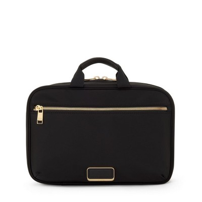 Tumi Voyageur Madeline Cosmetic - Black/Gold