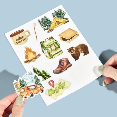 5"x7" Custom Sticker Sheets (High Quantity)