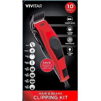 Health, Beauty & Fitness Vivitar 10-Pc Hair & Beard Clipping Kit