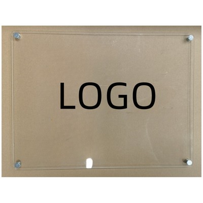 Customized Size Transparent Magnetic Acrylic Writing Board for Fridge