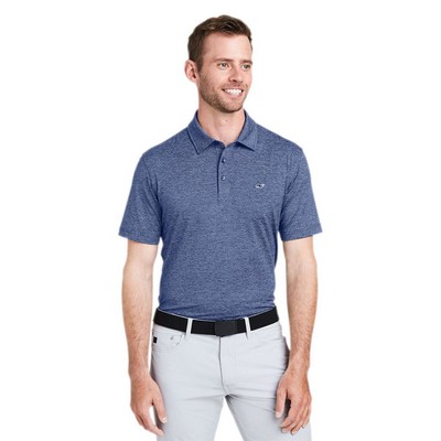 Vineyard Vines® Men's Destin Stripe Sankaty Short Sleeve Polo Shirt