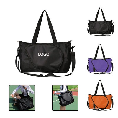 This stylish carryall is crafted from waterproof Oxford cloth, measuring 8.74 x 5.51 x 5.12 inches.