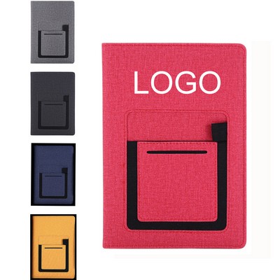 Notebook with Front Pockets