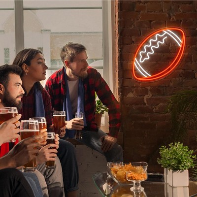 Custom Football Neon Sign
