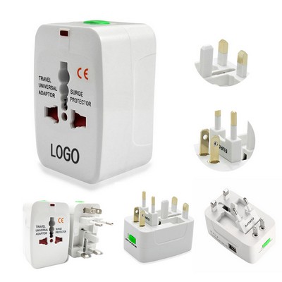 Global USB-Compatible Travel Adapter