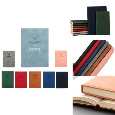 Simple Soft Leather Business Notebook