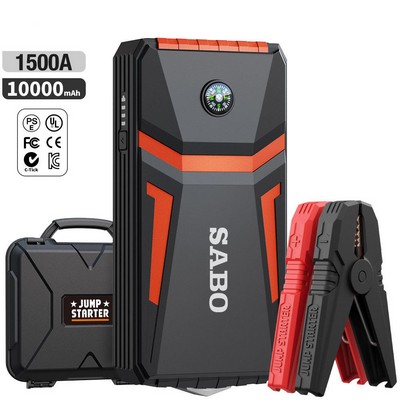 Portable Emergency battery booter 12V 10,000mAh Portable Auto car Jump Starter