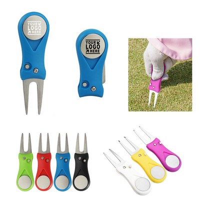 Foldable Golf Divot Repair Tool