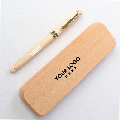 Maple Signature Pen Beech Box Set