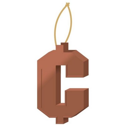 Cent Sign Gift Shop Ornament w/ Mirrored Back (8 Square Inch)