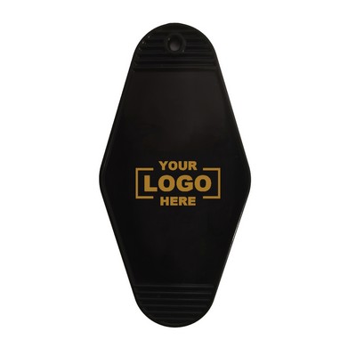 Gold Foil Classic Style Motel Key Tag