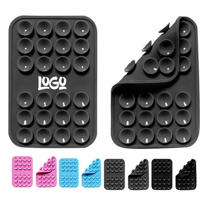 Silicone suction cup mobile phone holder