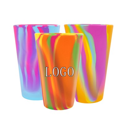16 Oz. Silicone Foldable Travel Cup With Eco-Friendly Design